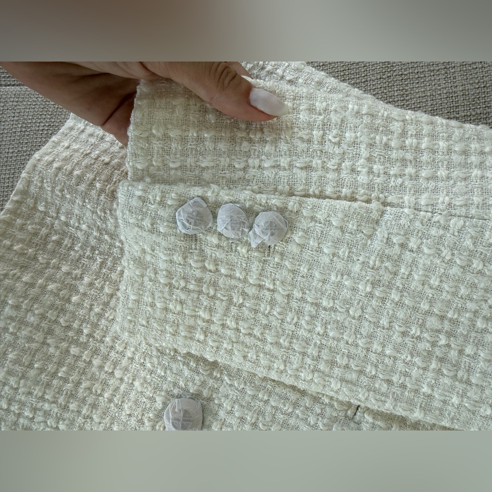 Anine Bing Boucle Jasmine Blazer Size Small - Picture 10 of 12
